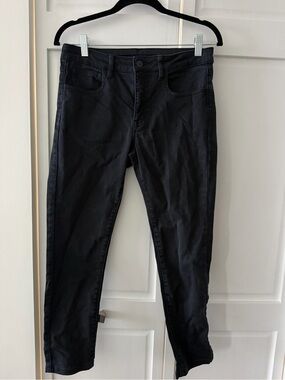 MUJI Black 4-Way Stretch Skinny Jeans Denim Pants Size 25⁠